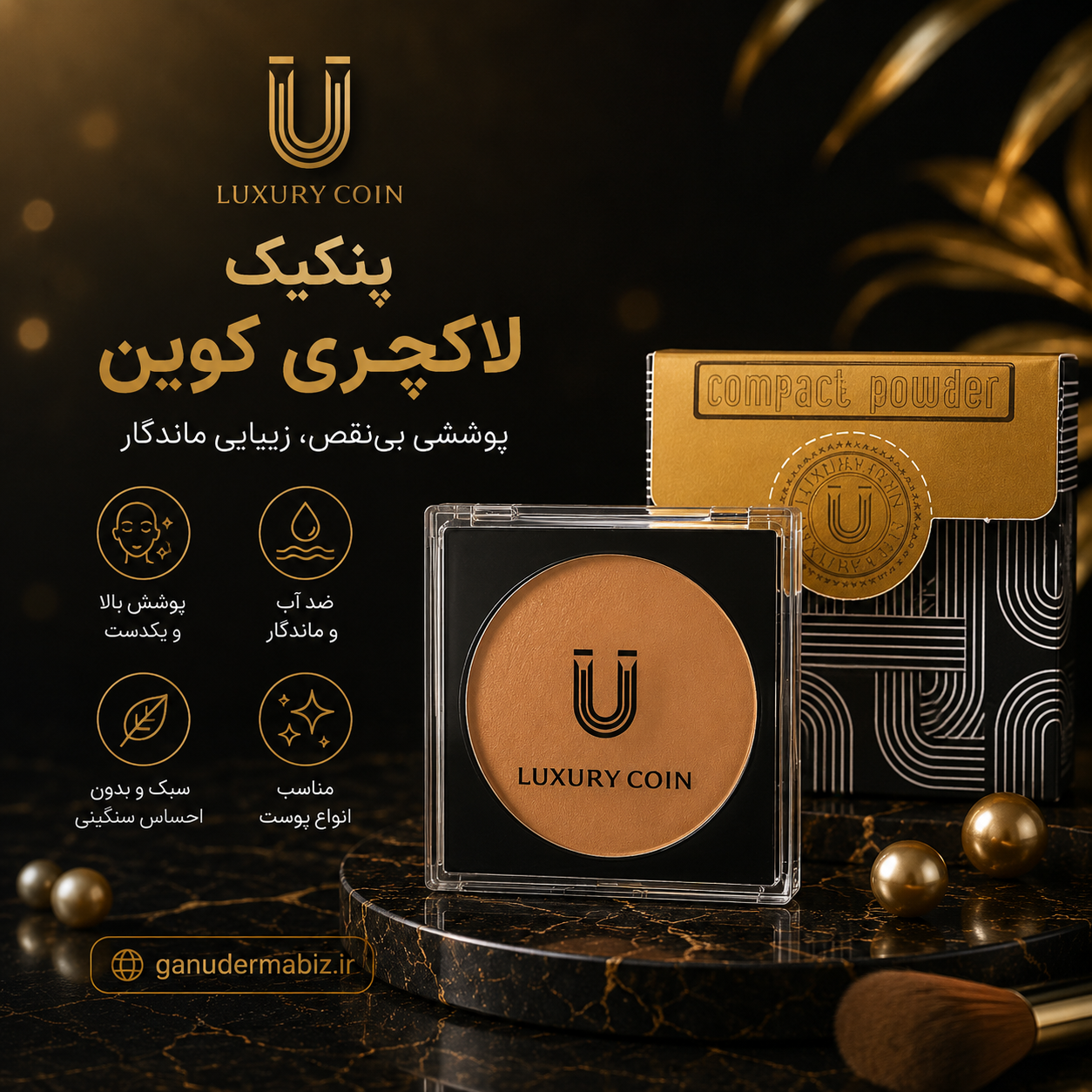 پنکک لاکچری کوین اصل (Luxury Coin) | فول کاور و ضد آب